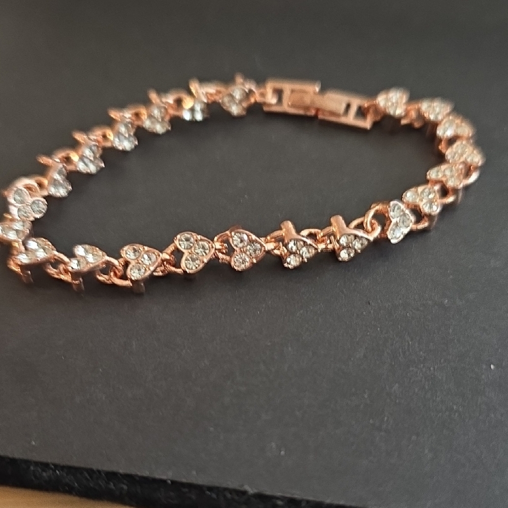 Rose Gold Heart Bracelet